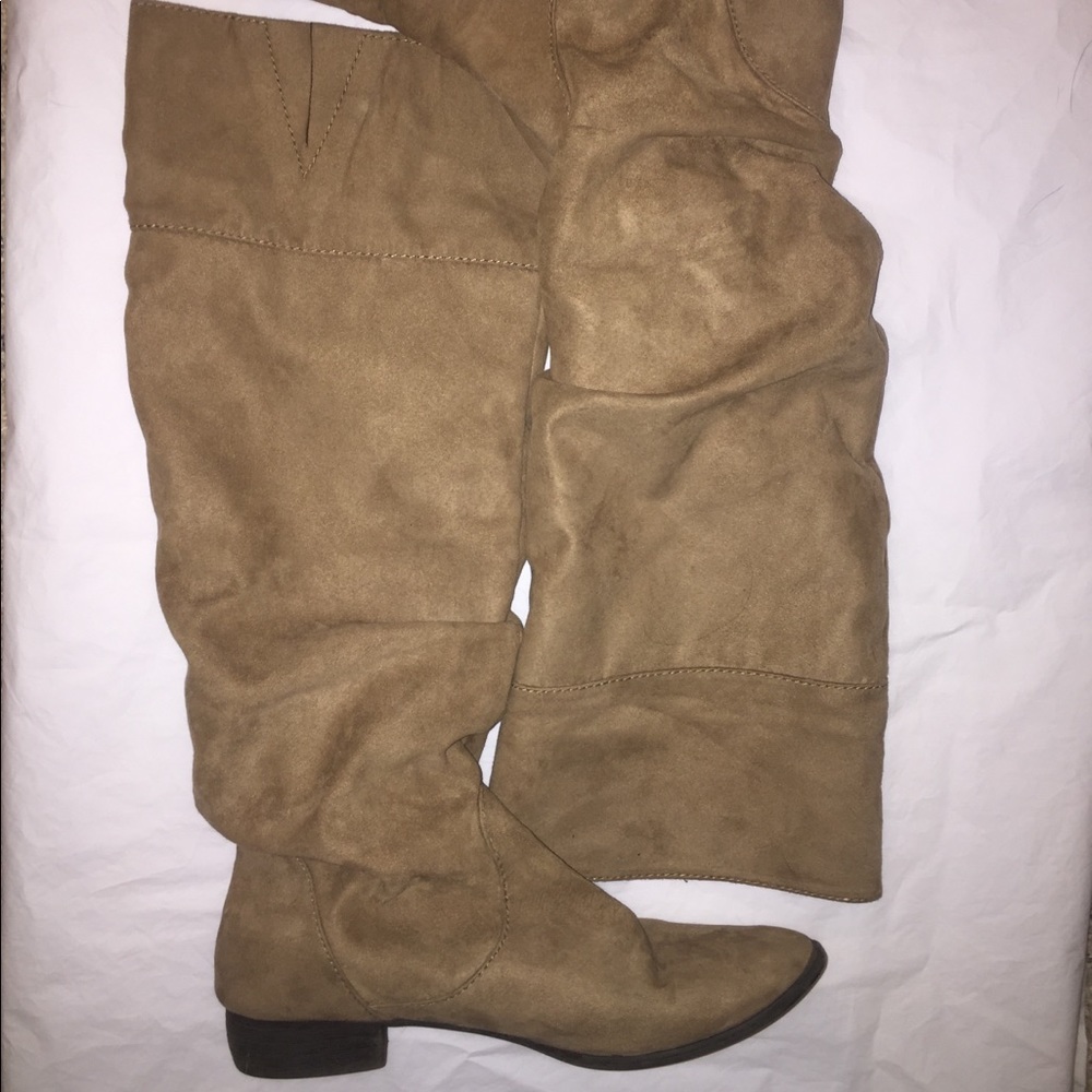 Knee High Tan Boots
